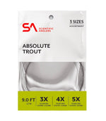Scientific Anglers Absolute Trout Leader Assortment, 9' - US 0030