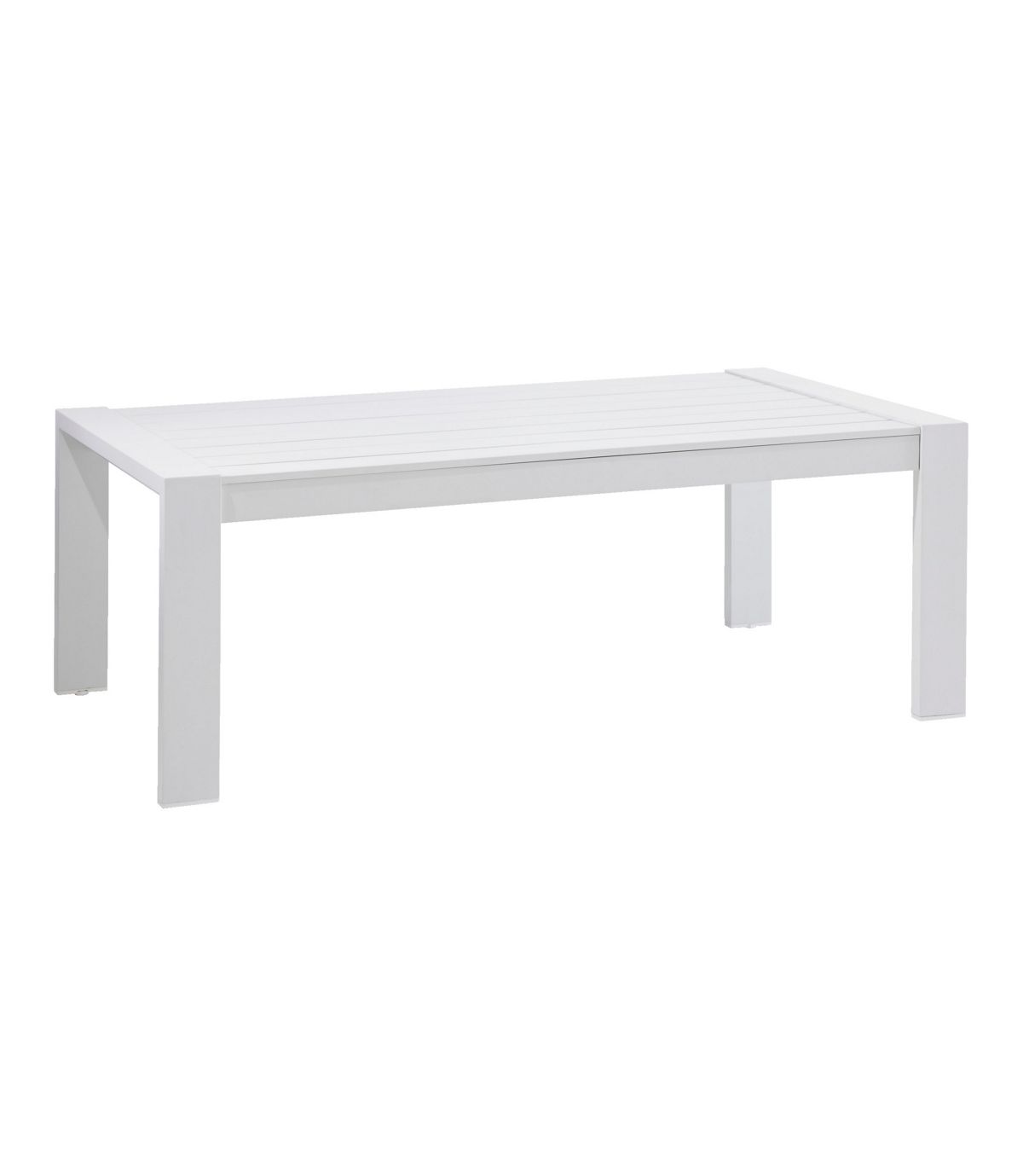 White Aluminum Deep Seating Coffee Table - US 3796
