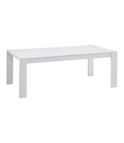 White Aluminum Deep Seating Coffee Table - US 3796