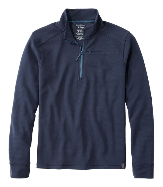 Men's VentureStretch Ottoman-Rib Pullover, Quarter-Zip - US 1183
