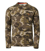 Men's L.L.Bean Heavyweight Base Layer Crew Top, Print - US 0726