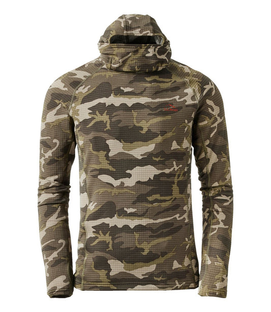 Men's L.L.Bean Heavyweight Base Layer Hoodie, Print - US 2415