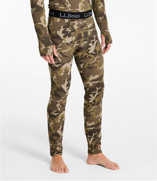 Men's L.L.Bean Heavyweight Base Layer Pant, Print - US 8167