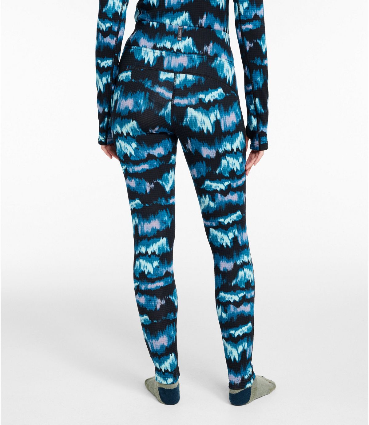 Women's L.L.Bean Heayweight Base Layer Pant, Print - US 7221