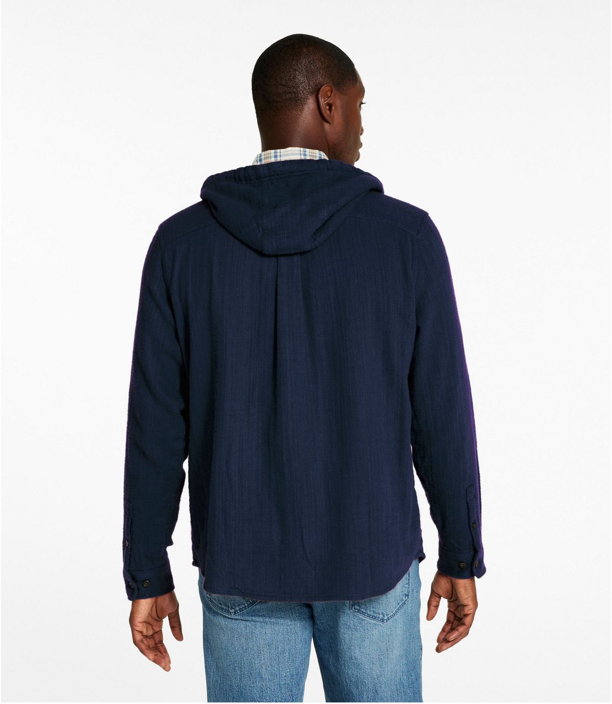Men's 1912 Field Flannel Shirt, Hooded, Slightly Fitted Untucked Fit - US 6278