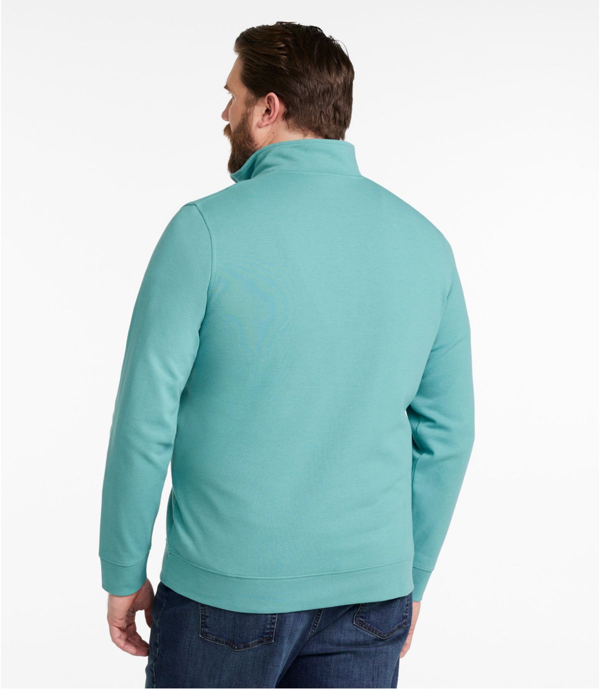 Men's Comfort Stretch Performance® Piqué, Quarter-Zip Pullover - US 3615