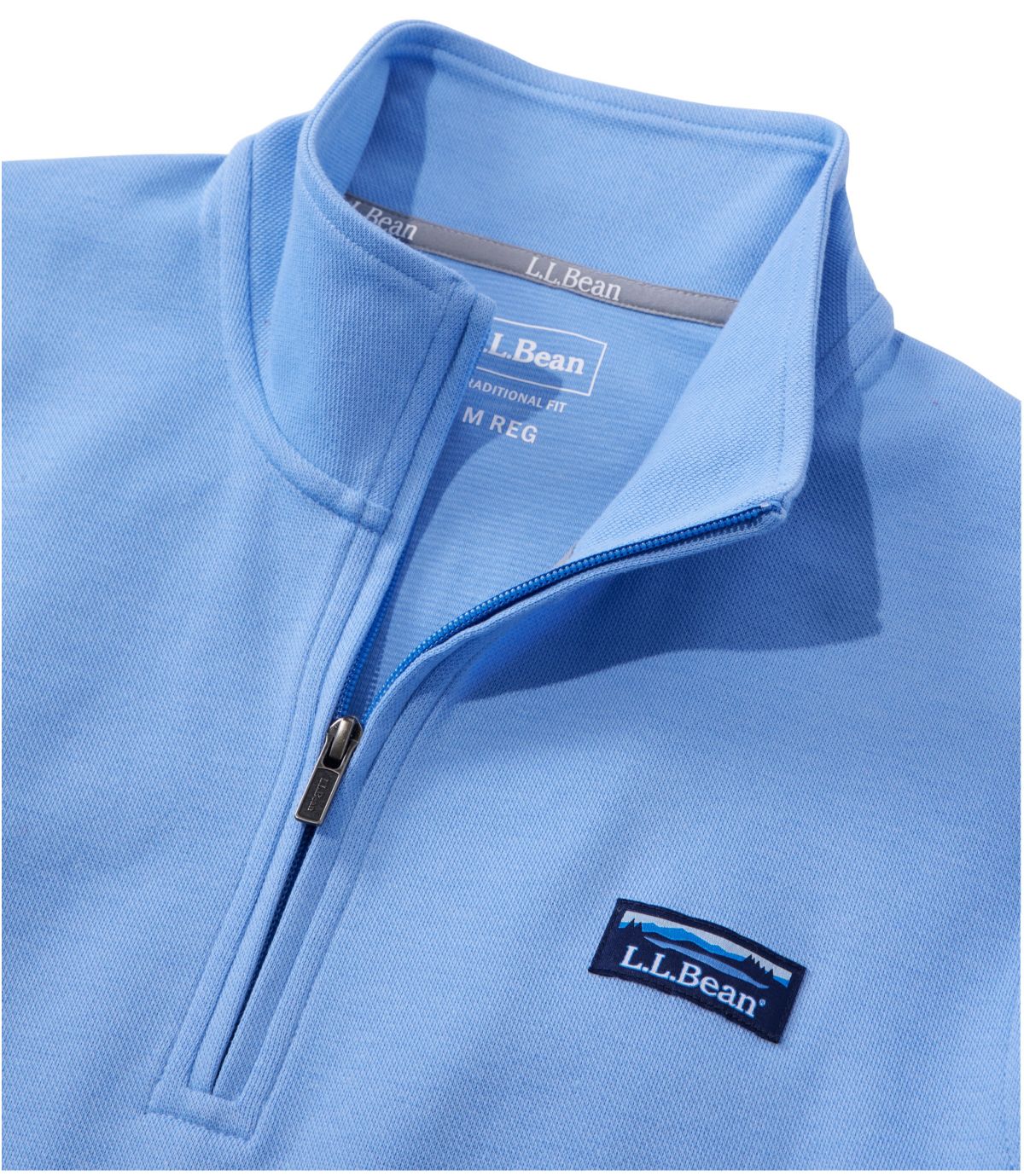 Men's Comfort Stretch Performance® Piqué, Quarter-Zip Pullover - US 3615
