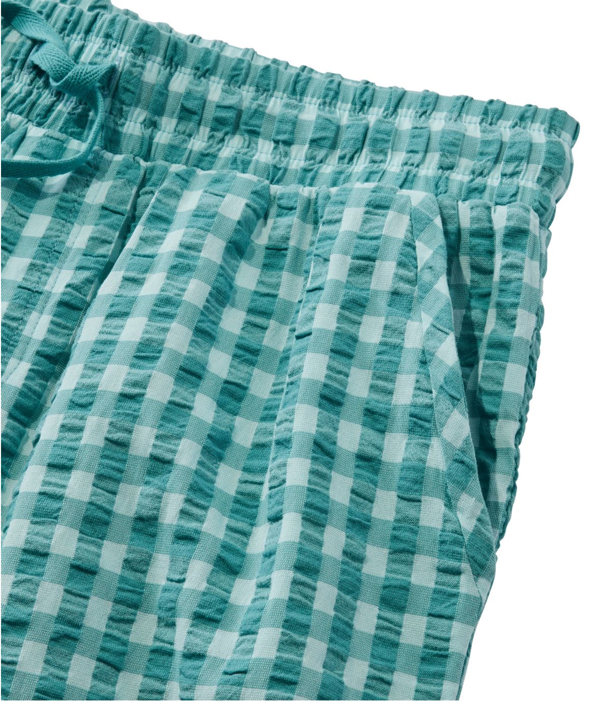 Women's Bean's Seacoast Seersucker Pajama Pant Set - US 2746