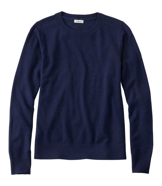 Women's Essential Merino Wool Sweater, Crewneck - US 6301