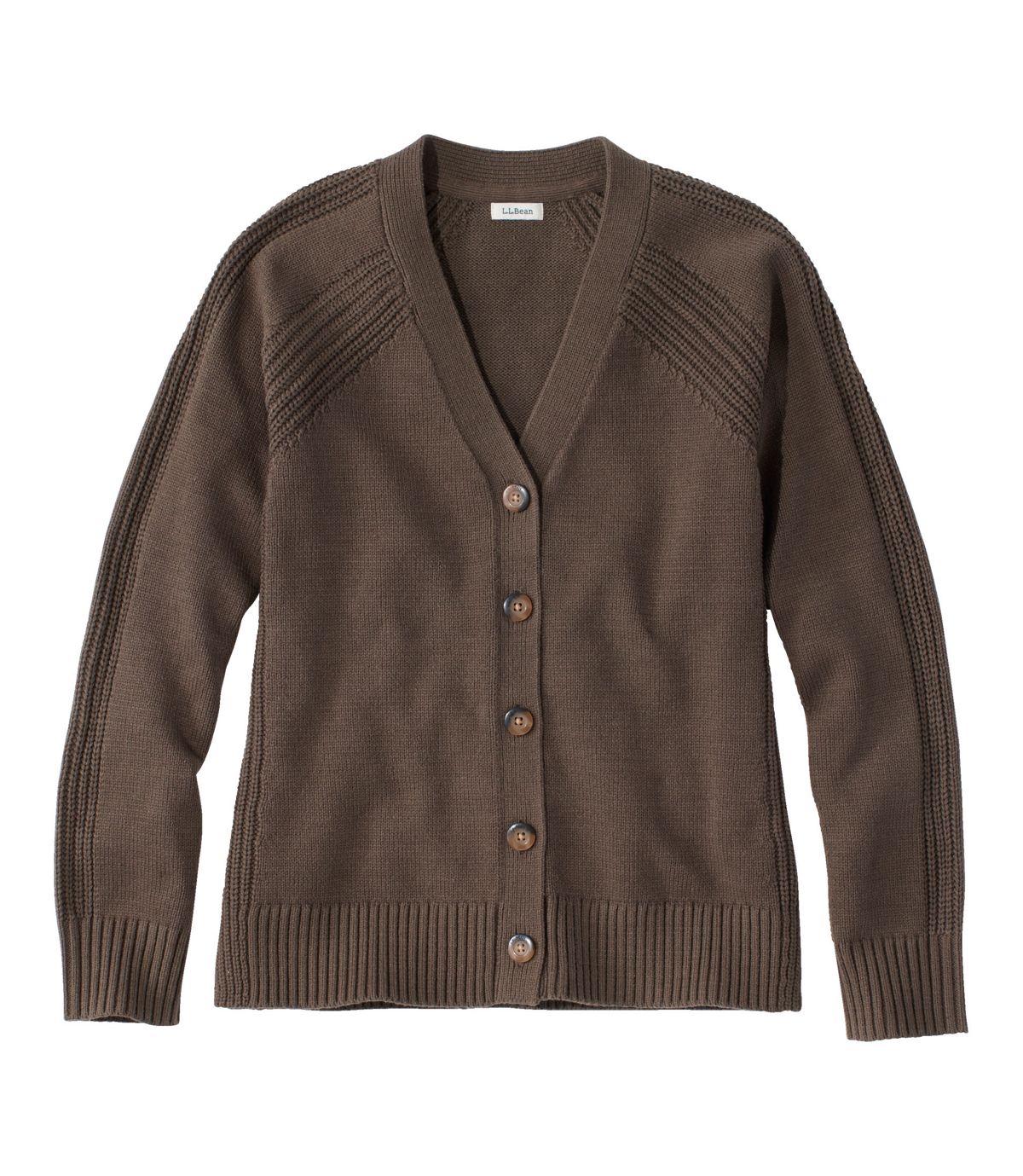 Women's Mariner Shaker Sweater, V-Neck Cardigan - US 2936