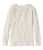 Women's Sunwashed Waffle Sweater, Pullover - US 9154