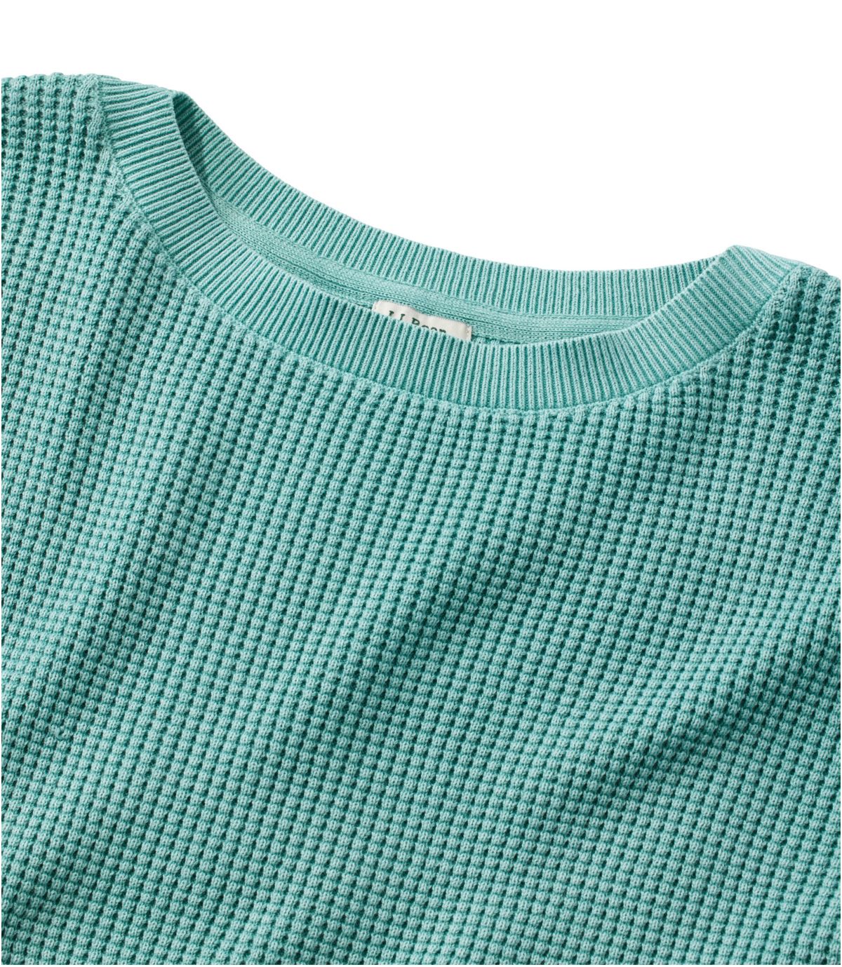 Women's Sunwashed Waffle Sweater, Pullover - US 7305