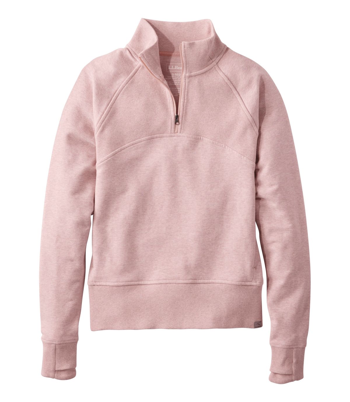 Women's L.L.Bean Cozy Pullover, Quarter-Zip - US 4358