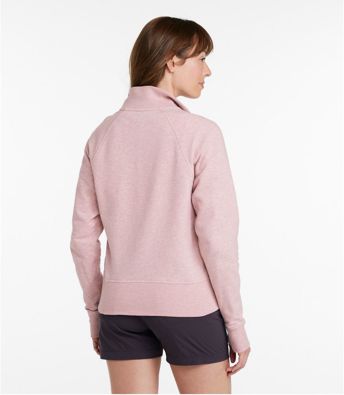 Women's L.L.Bean Cozy Pullover, Quarter-Zip - US 4358
