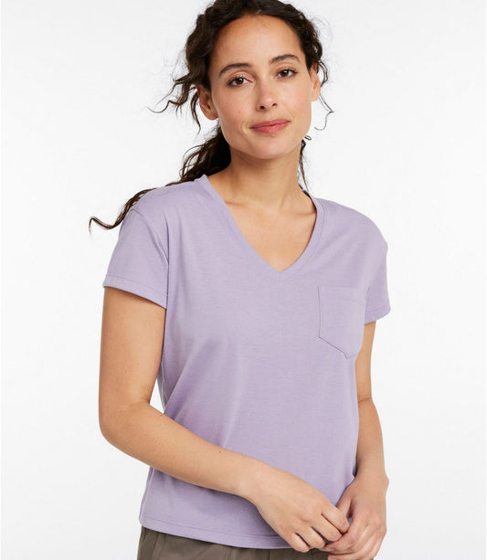 Women's Vista Camp Tee, Short-Sleeve V-Neck - US 4681