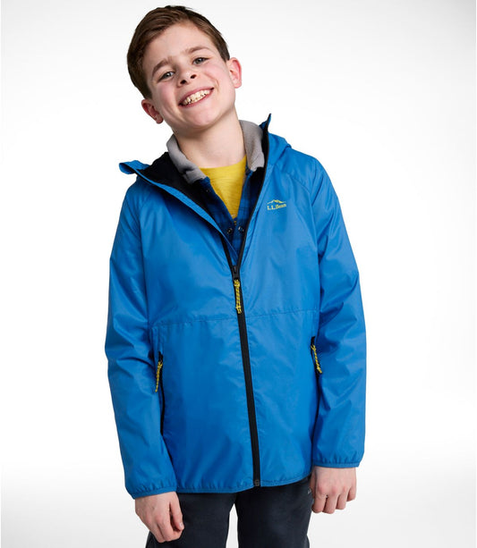 Kids' Wind and Rain Jacket, Lined - US 6066