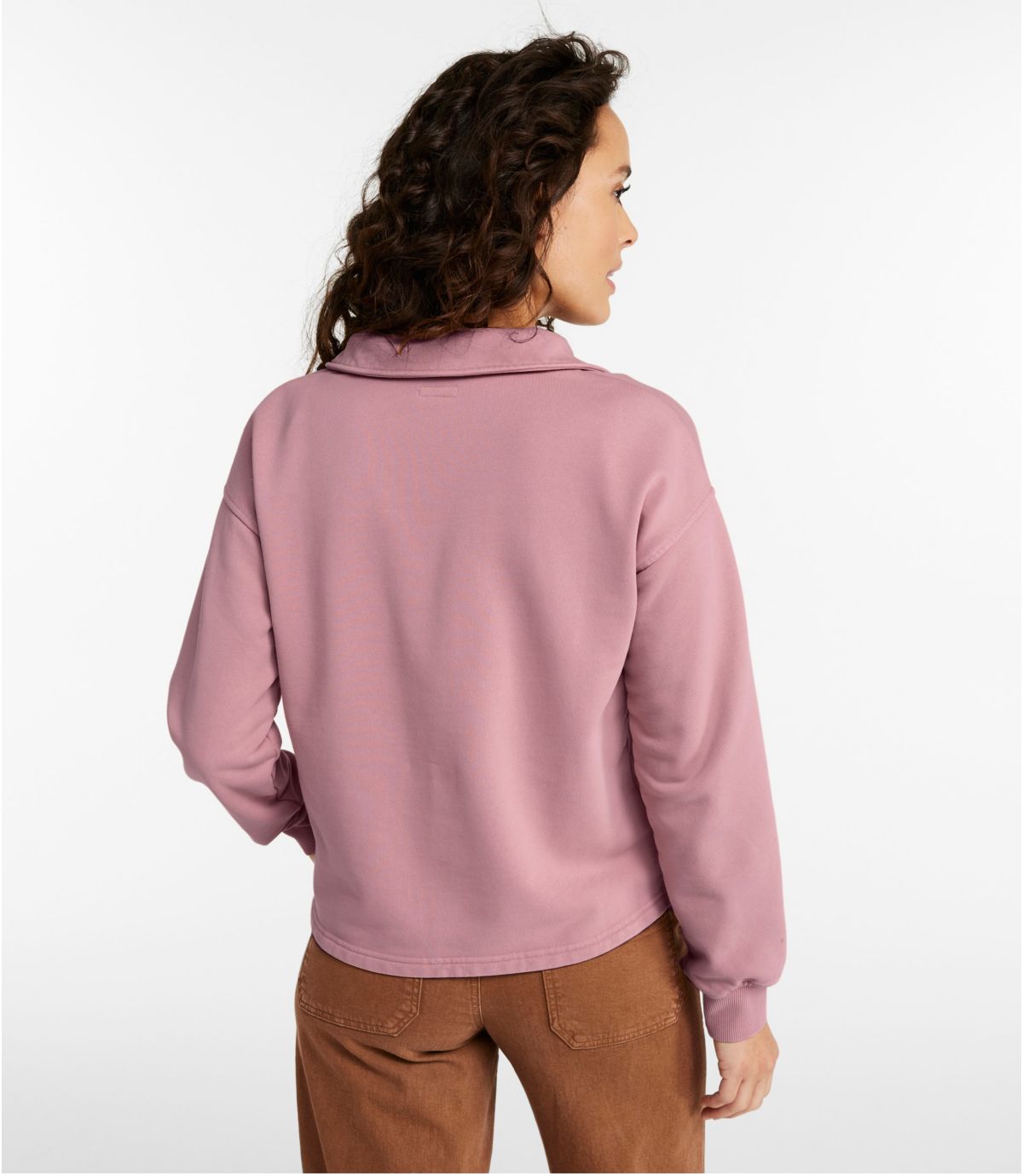 Women's Sunwashed Sweats, Splitneck Polo - US 1954