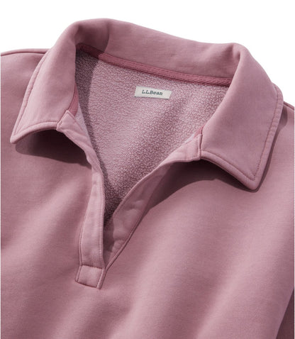 Women's Sunwashed Sweats, Splitneck Polo - US 1954