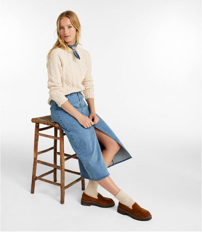 Women's Signature Heritage Denim Midi Skirt - US 5381