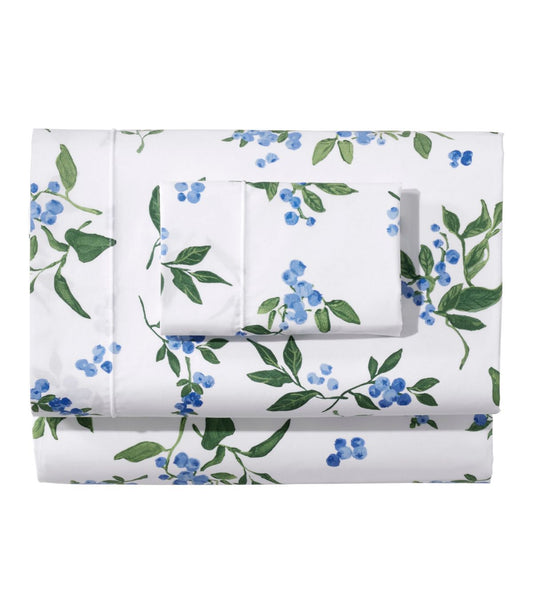 Jess Franks Blueberry Print Percale Sheet Set Collection - US 5038