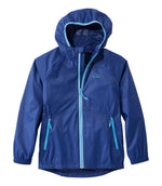 Kids' Wind and Rain Jacket, Reflective Zipper - US 4208