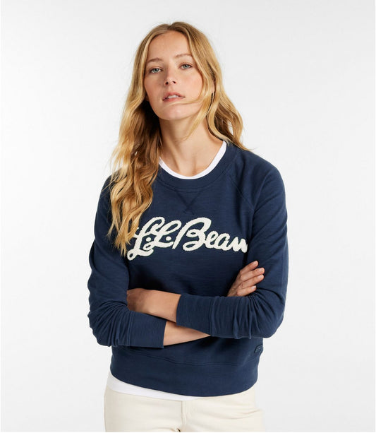 Women's Peaks Island Crewneck, Logo - US 2231