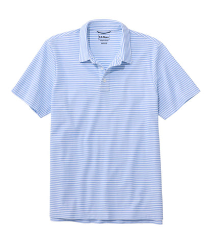 Men's Comfort Stretch Performance® Polo, Short-Sleeve, Slightly Fitted, Stripe - US 0177