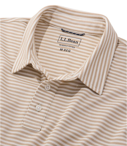 Men's Comfort Stretch Performance® Polo, Short-Sleeve, Slightly Fitted, Stripe - US 0177