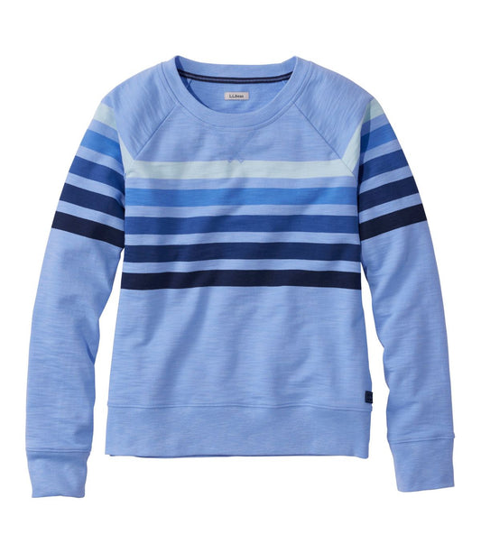 Women's Peaks Island Crewneck, Stripe - US 6335