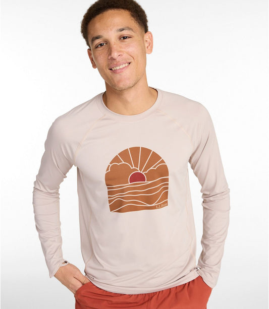 Men's Swift River Cooling Rash Guard, Graphic - US 4149