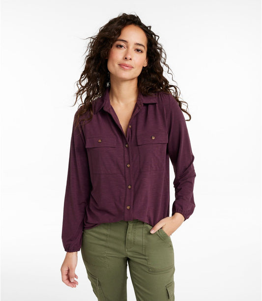 Camden Hills Tee, Button-Front Shirt - US 3022