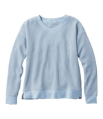Women's Birchwood Brushed Waffle Top, V-Neck - US 3279