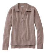 Women's Classic Cashmere Sweater, Relaxed Polo - US 3162