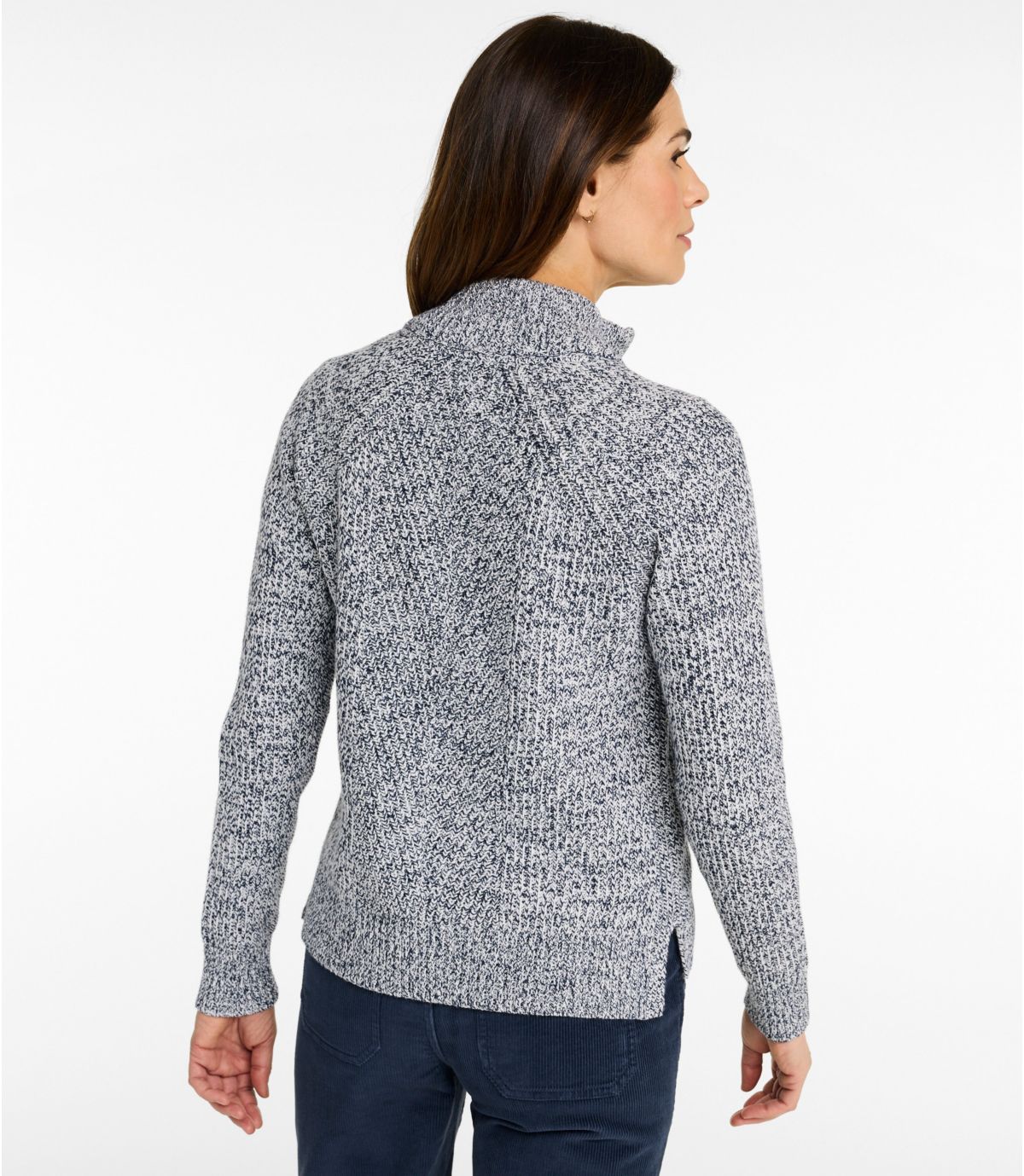 Women's Mariner Shaker Sweater, Quarter-Zip - US 5643
