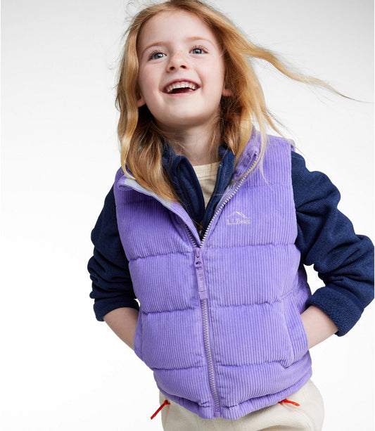 Kids' Bean's Down Corduroy Vest - US 4674