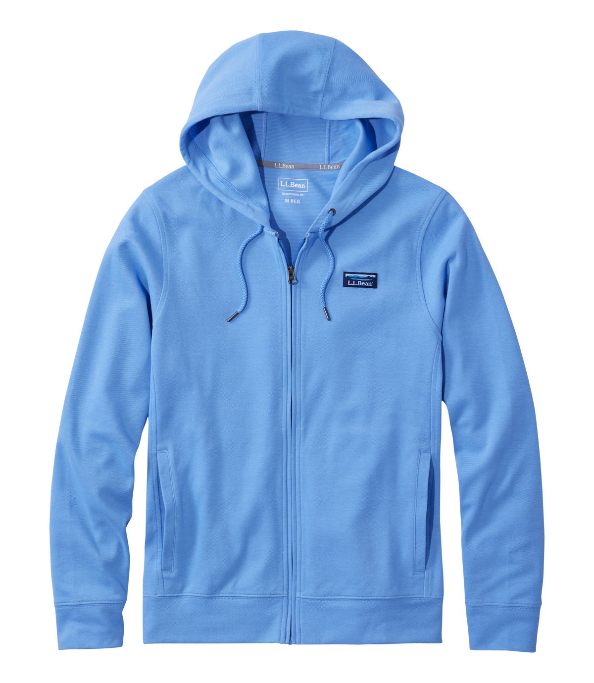 Men's Comfort Stretch Performance® Piqué, Full-Zip Hoodie - US 5874