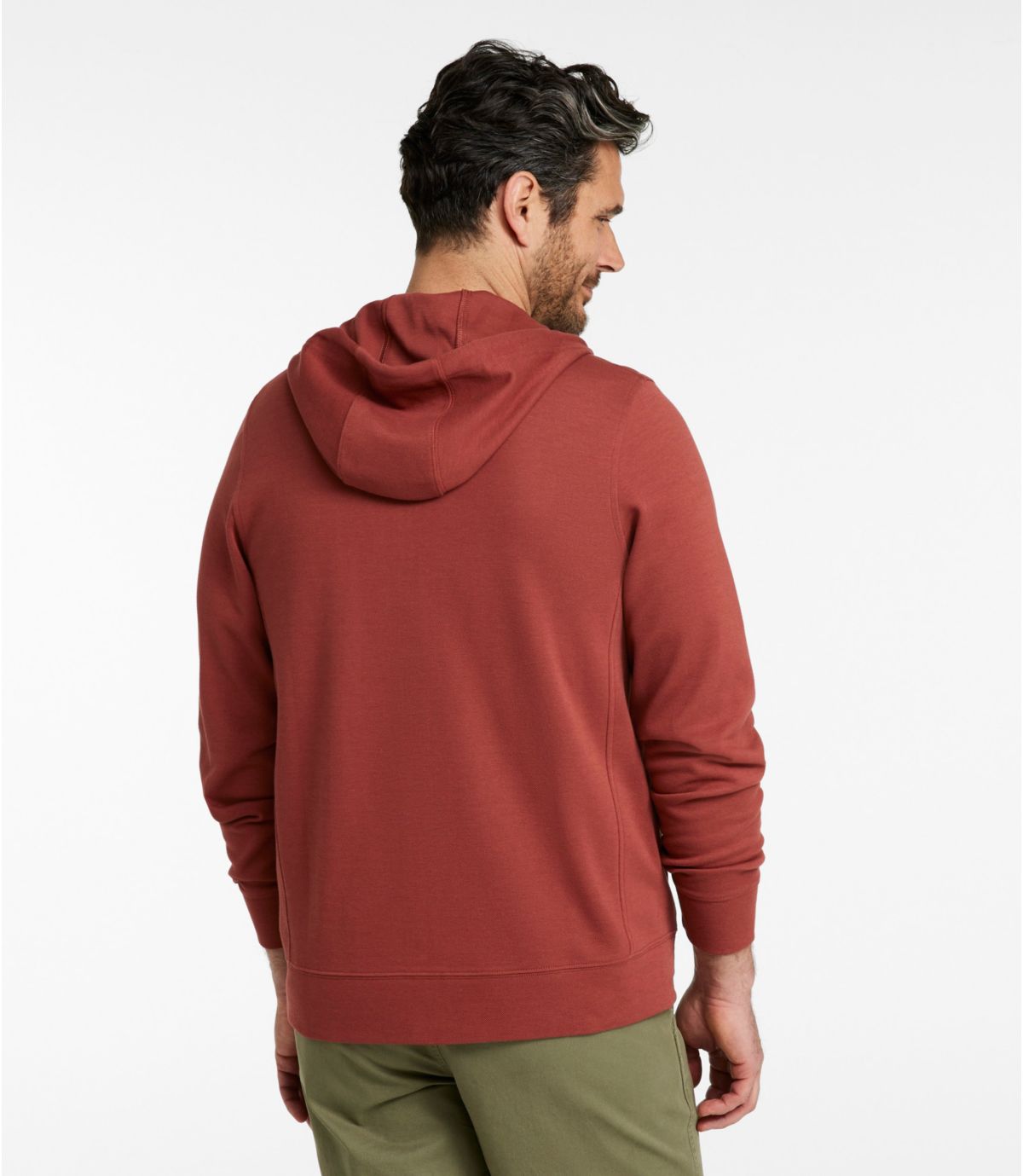 Men's Comfort Stretch Performance® Piqué, Full-Zip Hoodie - US 5874