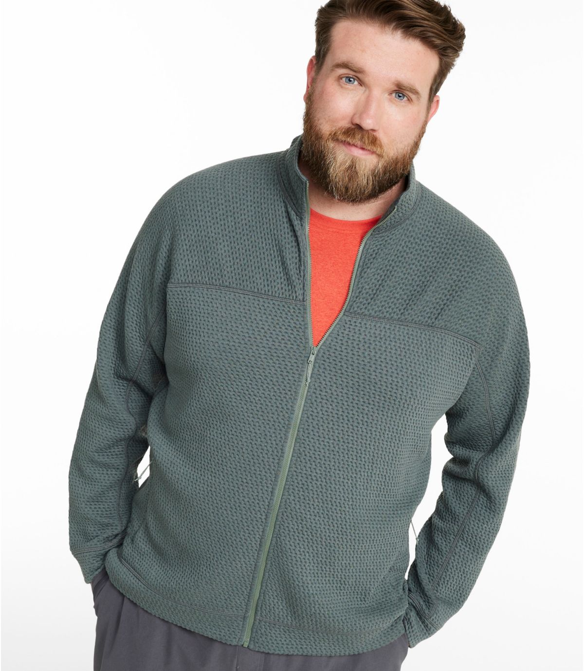 Men's Ridgeknit Full-Zip Jacket - US 9340