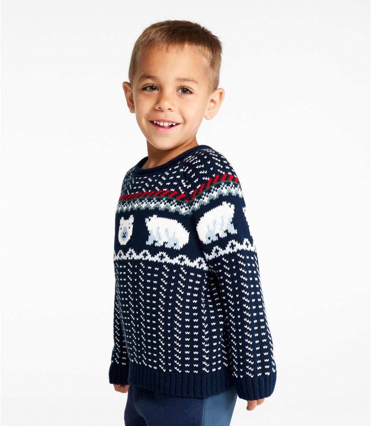 Infants' and Toddlers' Cotton Rollneck Sweater - US 3187