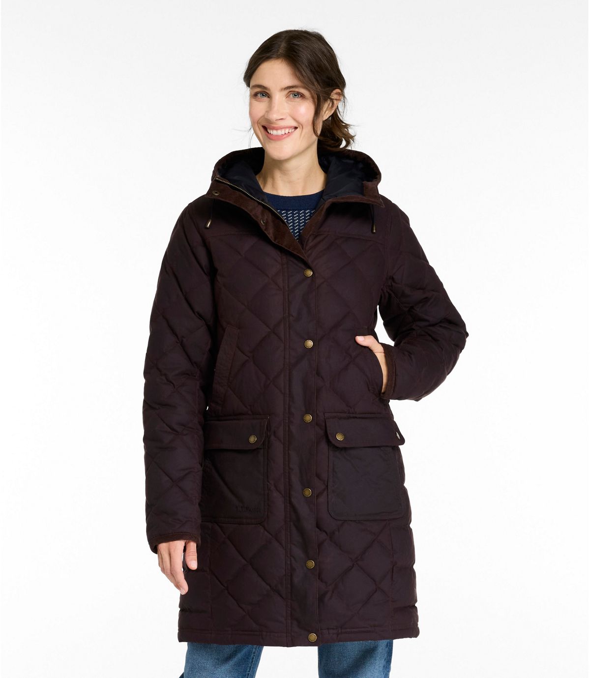 Women's Upcountry Waxed Down Hooded Coat - US 4831