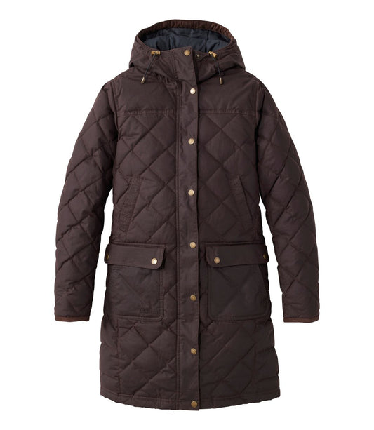 Women's Upcountry Waxed Down Hooded Coat - US 4831