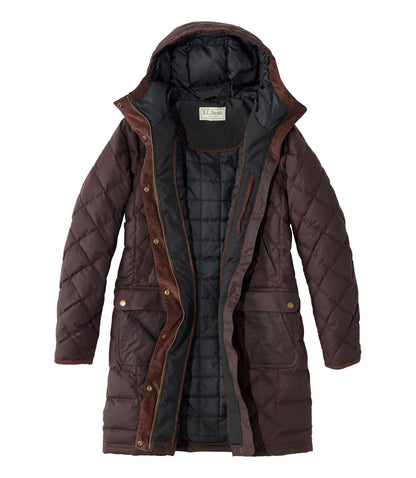 Women's Upcountry Waxed Down Hooded Coat - US 4831