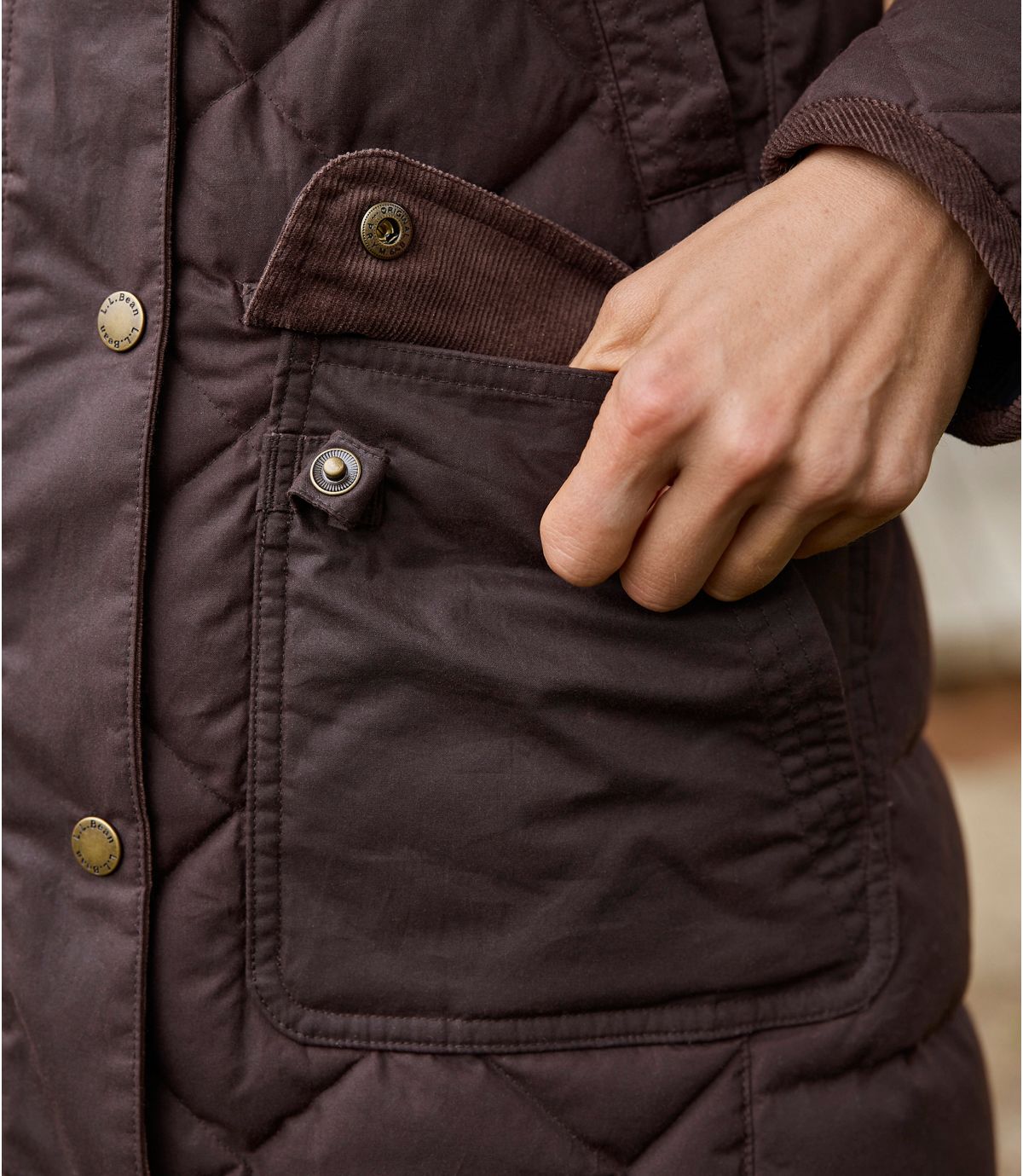 Women's Upcountry Waxed Down Hooded Coat - US 4831