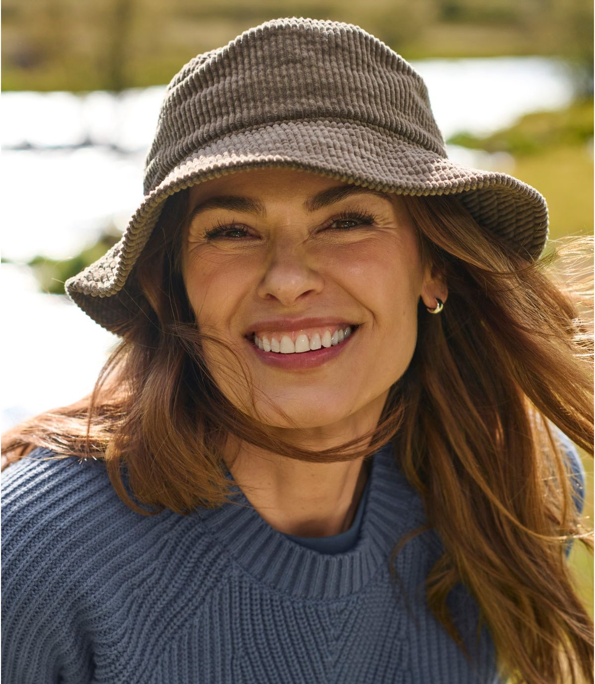 Adults' Cotton Corduroy Bucket Hat - US 6414