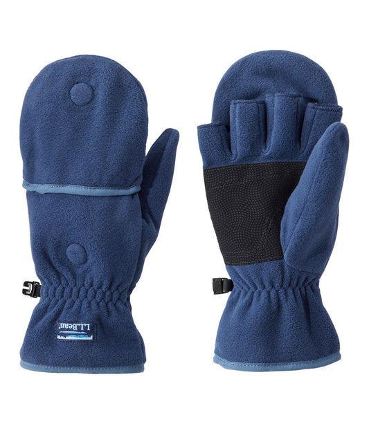 Adults' L.L.Bean Access Fleece Convertible Mitten - US 7833
