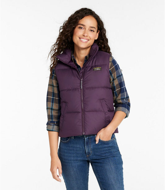 Women's Mountain Classic Down Vest, Cropped - US 0236