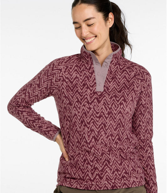 Women's All Season Access Fleece Pullover, Print - US 4971