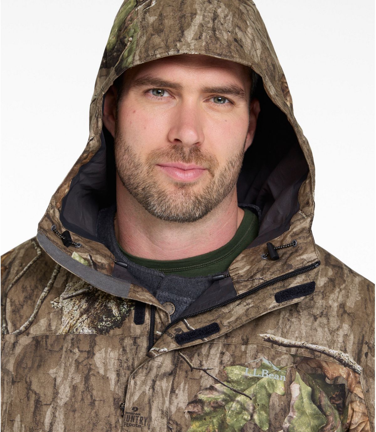Men's Northwoods II Rain Jacket, Camo - US 7623