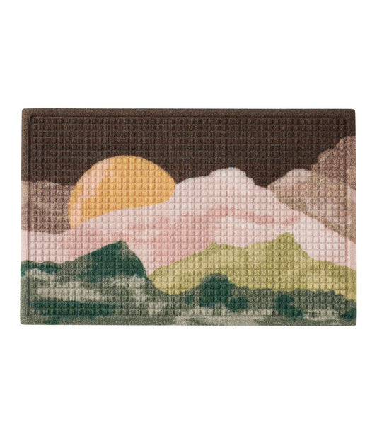 Printed Recycled Waterhog Doormat, Sunset - US 1264