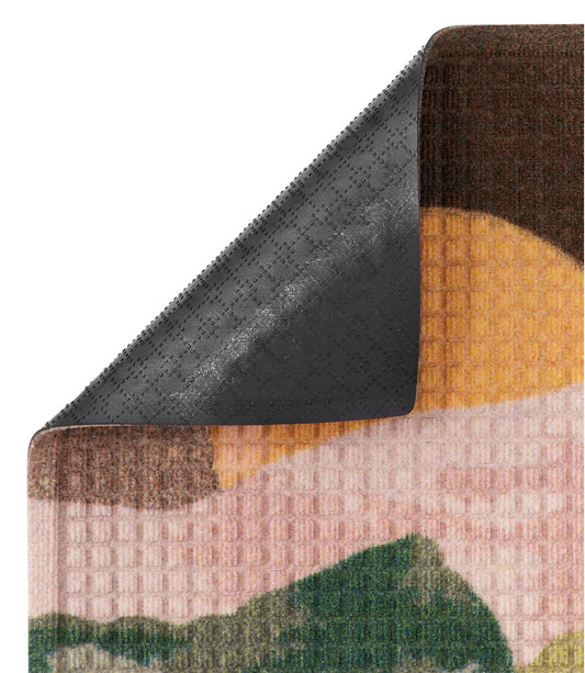 Printed Recycled Waterhog Doormat, Sunset - US 1264